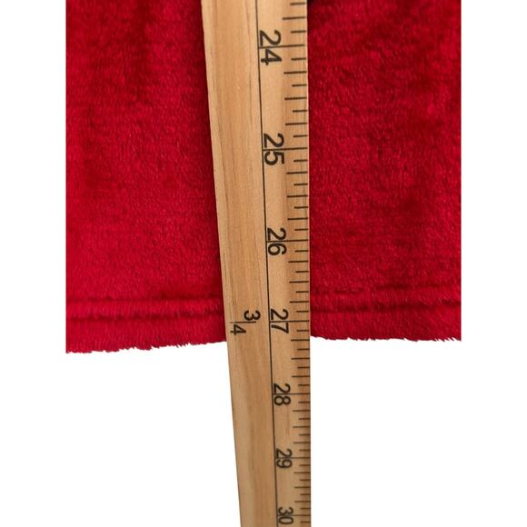 DC Comics Harley Quinn Red Plush Sleepwear On the Naughty List Shirt Size XL - Picture 8 of 9